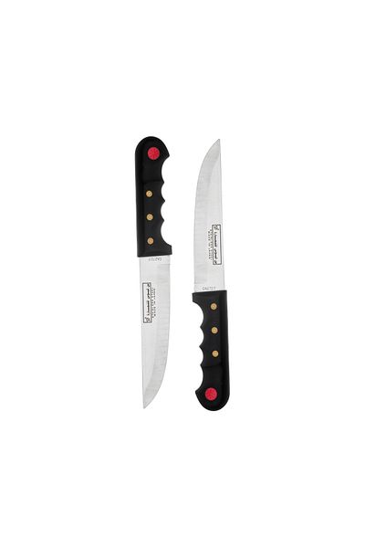 Professional Japanese Kitchen Knife Set 2 Pcs Full Size 28 Cm