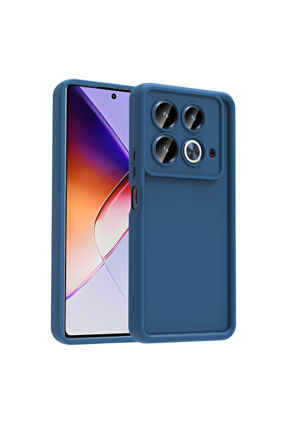 Hatreds İnfinix Note 40 4G Kılıf Kamera Korumalı Kenar Çıkıntılı Soft Renkli ...