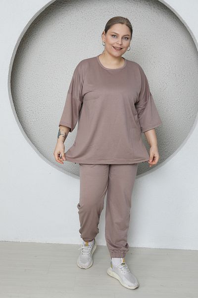 FAMES PİJAMA SET DE PANTALONI DE ANTRENAMENT DE MĂRIME MARE FEMEI