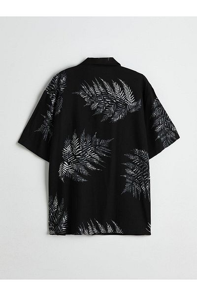 LC Waikiki Cămașă pentru bărbați din viscoză cu mânecă scurtă XSIDE Regular Fit