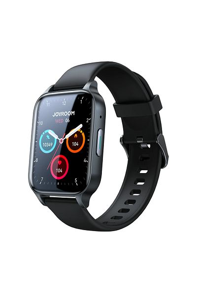 Joyroom JR-FT3 Pro Waterproof IP68 Smartwatch With 20mm Silicone Black Strap Make/Answer Call