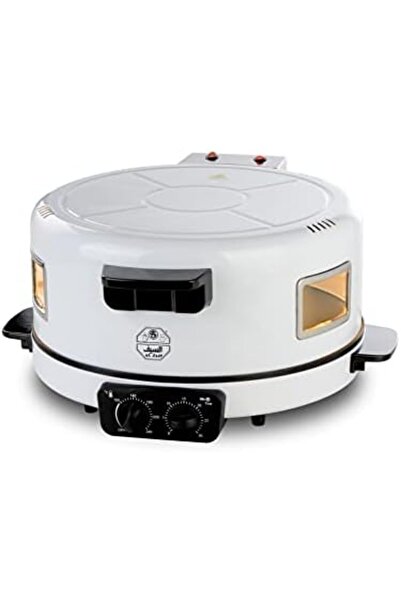 ALSAIF صانعة خبز كهربائية، روتي، تورتيلا وبيتزا، أنبوب فولاذي مقاوم للصدأ، تحكمان في درجة الحرارة، مع إضاءة، 2200 واط