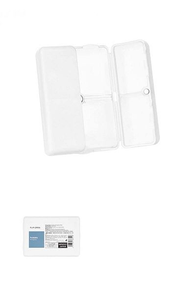 Miniso Foldable Pill Organizer Box - White