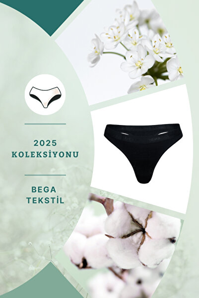 BEGATEKS KADITEKS - Бавовняні трусики-танга для жінок, упаковка 4 шт.