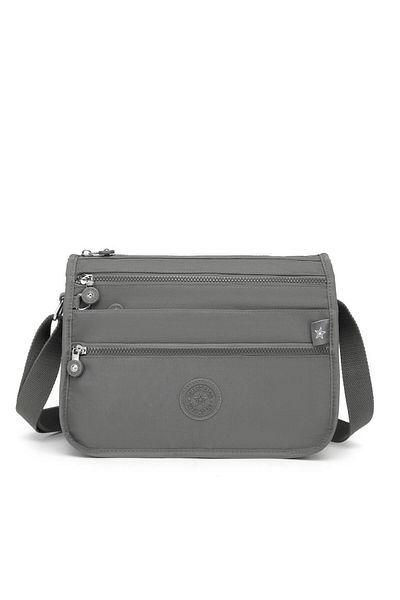 SMART BAGS Geantă de umăr pentru femei Messenger Smart Bags 1128 Gri închis
