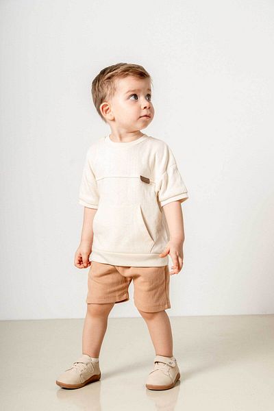 bombe Baby Kids Cotton 2-Piece Shorts Set Trend Fashion Bottom Top Set