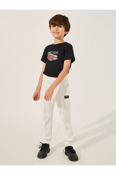 Styli Solid Pintuck Detail Cuffed Joggers