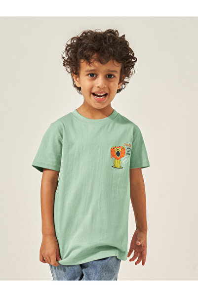 Styli تي شيرت بأكمام قصيرة وطبعة جرافيكية