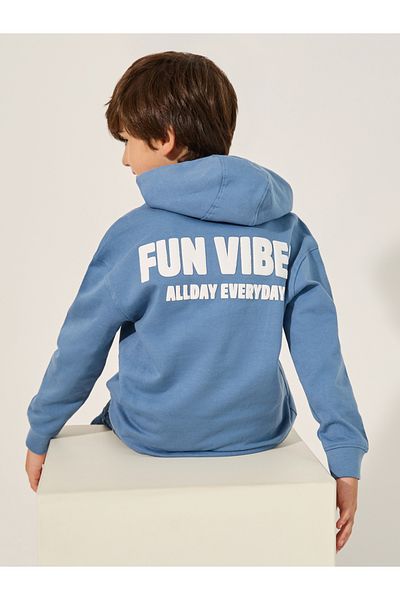 Styli Graphic Printed Oversized Hoodie