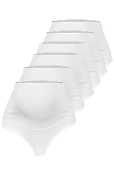 BEGATEKS Maternity Panties Stretchy High Waist Cotton Comfort Pack of 6