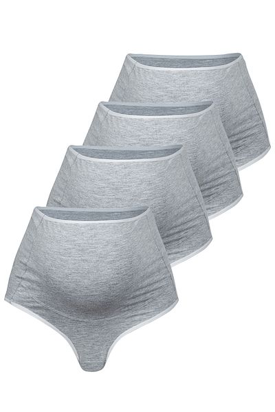 BEGATEKS Kaditeks - Maternity Panties Flexible High Waist Cotton Comfort Pack of 4