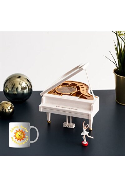 gifttime Kişiye Özel Dans Eden Balerinli Piyano Müzik Kutusu