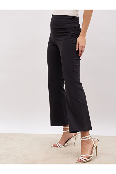 Styli Elasticated Waistband Flared Leggings