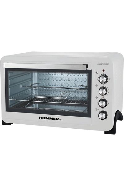 ALSAIF Electric Oven With Timer, S/s Heating Elements, Thermostat, Function Switch And Indicator, 2800w