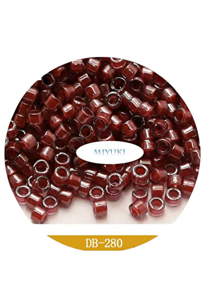 SESİKA HOBİ Оригінальні намистини Miyuki Delica 11/00 № 64 Прозорі бордові Db...