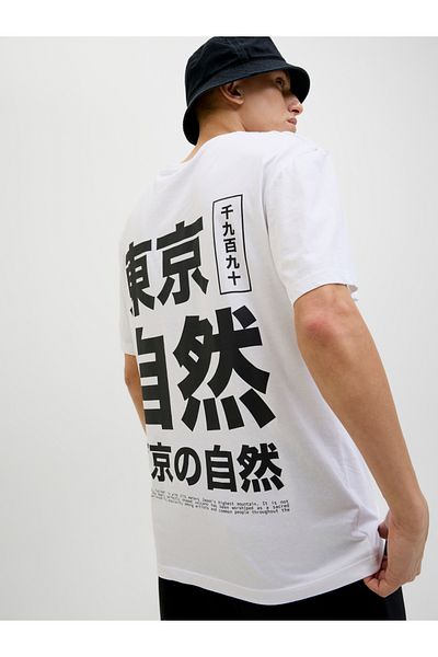 Jack & Jones Graphic Print Crew Neck T-Shirt