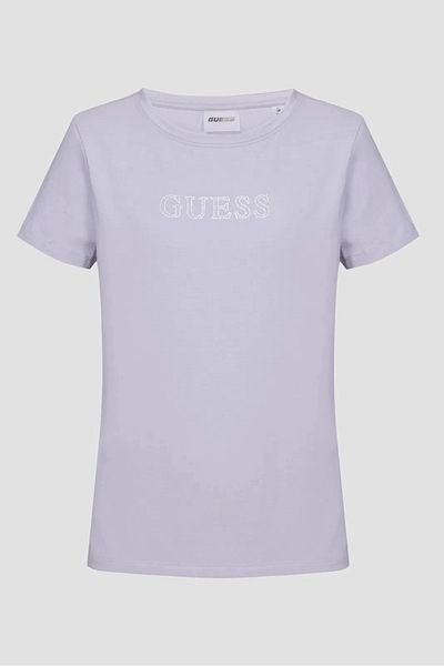 Guess Women's Purple Briana Short Sleeve T-Shirt