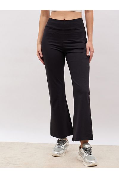 Styli Elasticated Waistband Flared Leggings