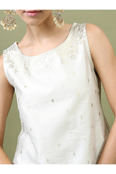 Vishudh By Styli Vishudh Women Ethnic Motifs Printed Round Neck Top