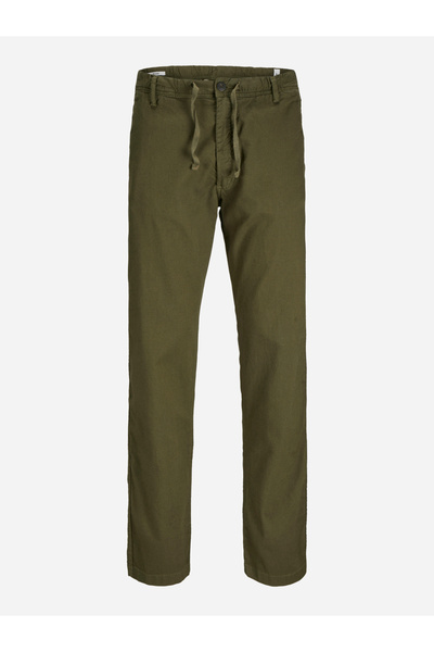 Jack & Jones Mid Rise Relaxed Fit Joggers with Drawstring