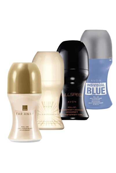AVON Far Away, Incandessence Kadın Rollon ve Full Speed, Individual Blue Erke...