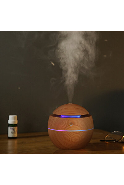 Livava Led Işıklı Dokunmatik Küre Buhurdanlık Difüzörü, Hava Nemlendirici, 9x...