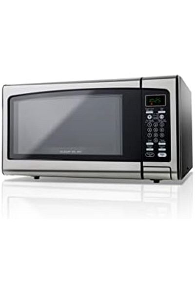 ALSAIF Electric Microwave Oven Digital, Auto Weight Cooking, 99 Minutes Timer With Bell Ring, 1000w, Black