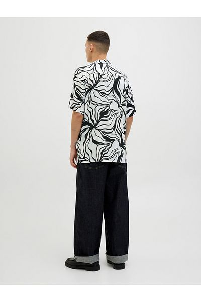 Jack & Jones Graphic Print Resort Collar Shirt