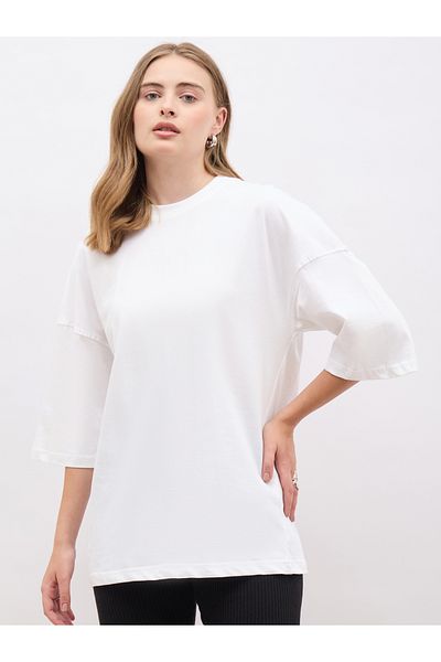 Styli Graphic Print Short Sleeve Oversized T-Shirt