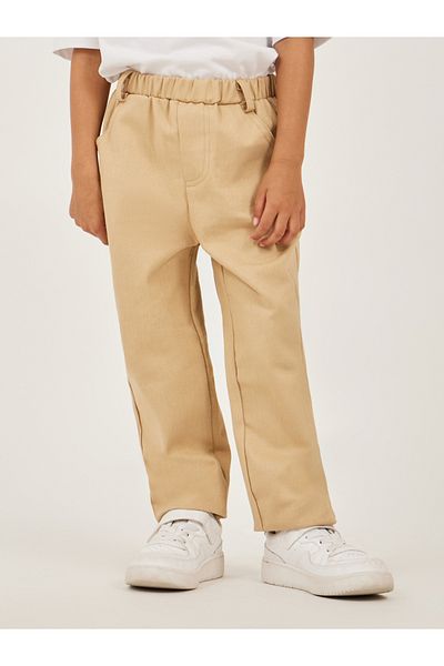 Styli Plain Twill Relaxed Fit Pants with Belt Loops