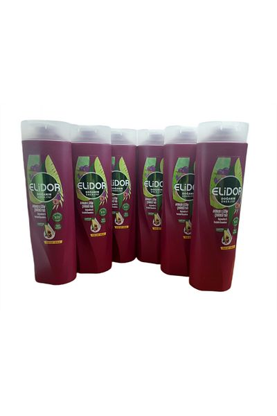 Elidor Avocado and Grape Seed Oil Hair Care Shampoo - 400 Ml X 6 Pieces