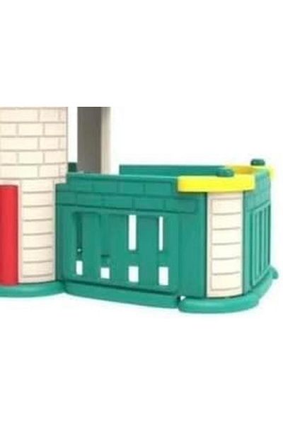 ALBADER Children's Playhouse, Playground for Kids, Playset With Courtyard, Outdoor Garden Toys