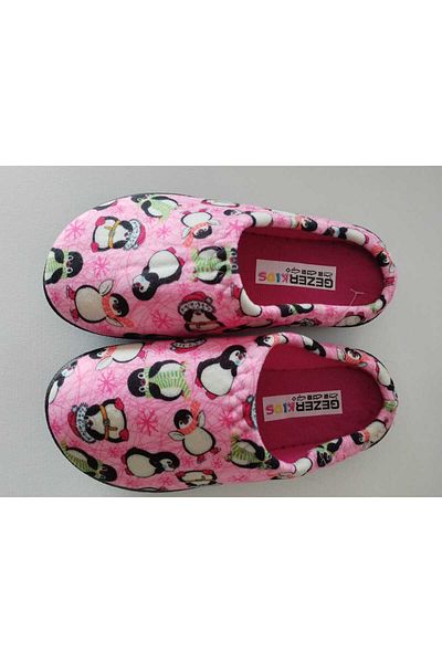 GEZER Girl's Winter Design Comfortable Silent Sole Gondola Home Garden Slippers