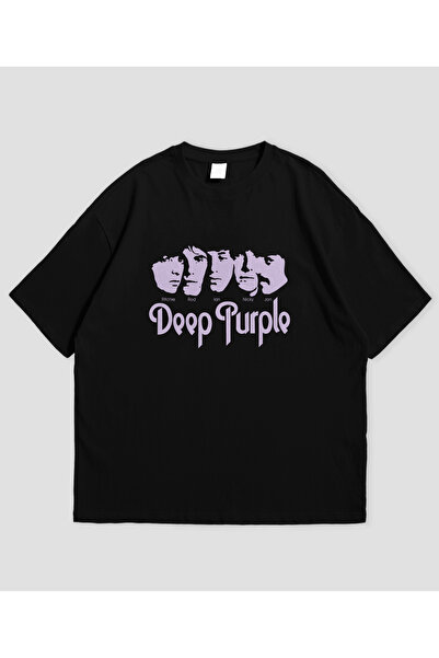 SVART WEAR Deep Purple dizajnirao unisex Oversize kroj T-shirt