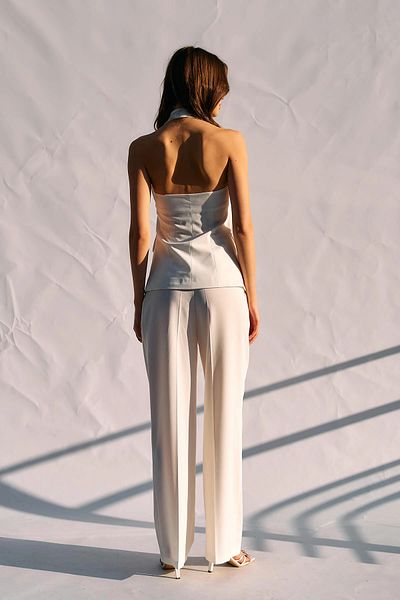 Womengrom Lefon Women's Backless Two-Button Vest