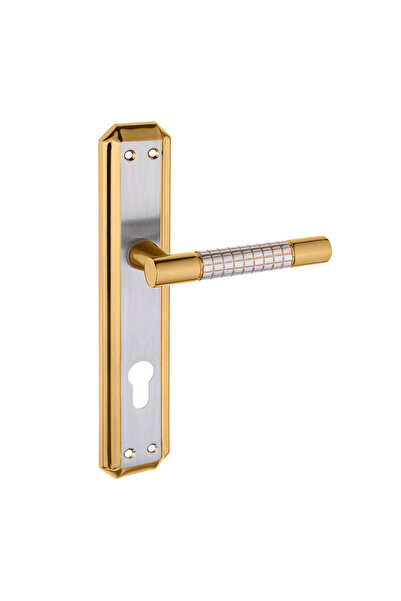 zerafev Lüks Stil Gizem Aynalı Alüminyum Kapı Kolu (Kapı Kulbu) (Oda Tipi) Al...