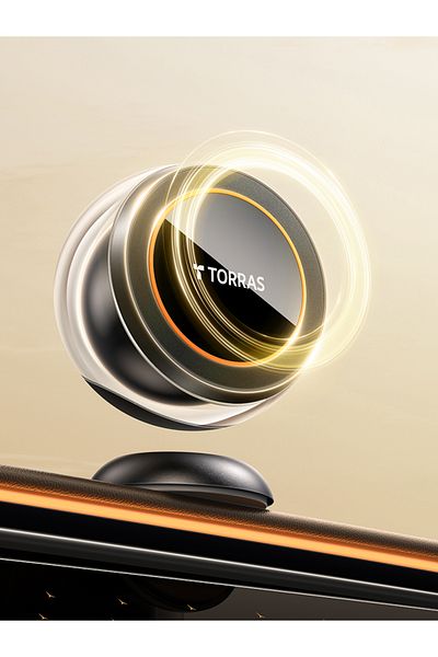 TORRAS 2025 MagSafe Car Mount Phone Holder, Dashboard Stand, Magnetic Mobile Holder for Navigation, Black