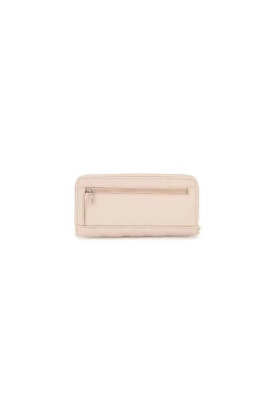 Guess Women's Beige Giully Large Zipper Wallet