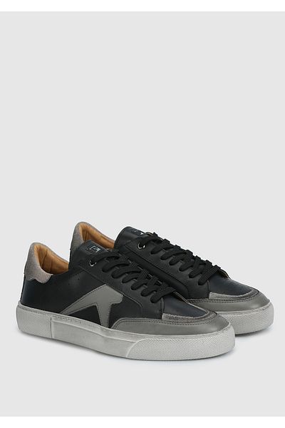 Provoq Ανδρικό Sneaker - Μαύρο Δερμάτινο