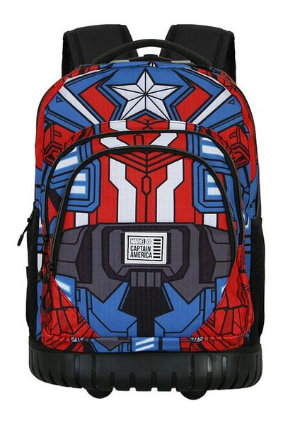 CAPTAİN AMERİCA Ghiozdan Troler Captain America Tekk Costume, 47 x 32 x 27 cm