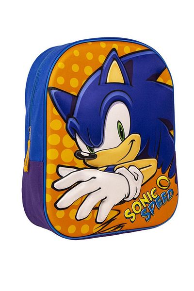 Sonic 3D Sonic Kindergarten Backpack 2100004344, 31 x 25 x 10 cm