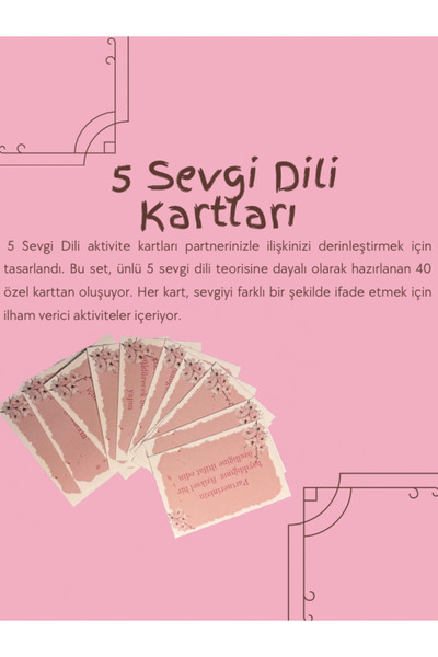 Kişisel Gelişim Kartları Sevgiliyle Yapılacak 40 Etkinlik, Sevgiliye Hediye, ...