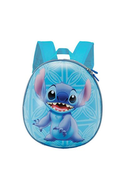 Disney Stitch Ghiozdan copii Disney Stitch eggy, design 3D, Albastru, 24 x 28 x 10 cm