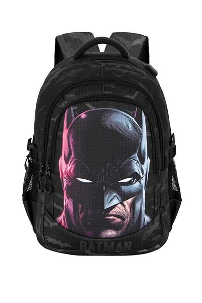 Batman School bag Plus Batman Face, 46 x 34 x 21 cm
