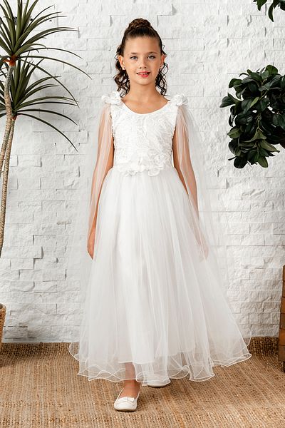 happyTekstil Girl's Evening Dress Special Occasion Dress