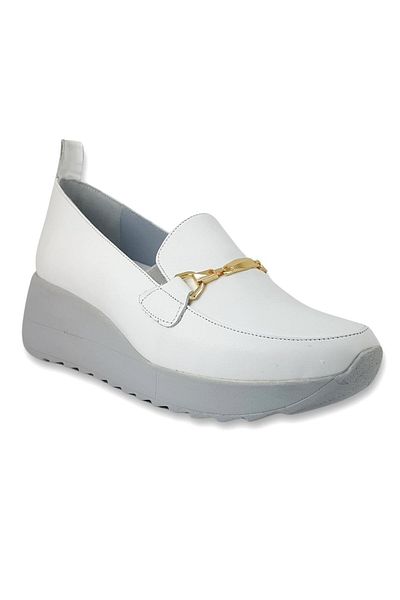 Mammamia 3745 24Ya Women's Casual Shoes White
