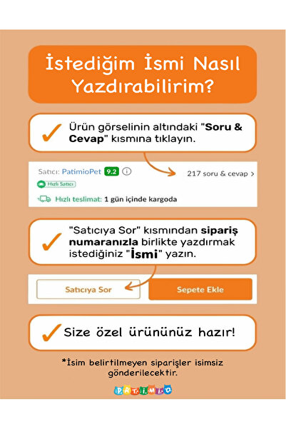 PATİMİO Isme Özel Kedi Ve Köpek Red Gold Stars Tasma Fular Bandana