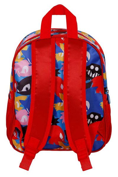 Sonic 3D Sonic Friends kindergarten backpack, 32 x 26 x 11 cm