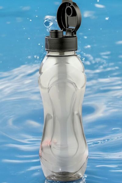 usin Smoked 750 ml Transparent Student Nutrition Water Bottle School Office Gym Hiking Water Bottle Mug Flask