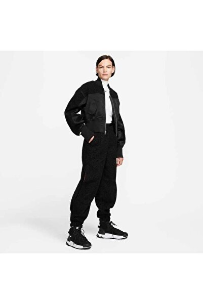 Nike NSW Collection Sherpa Bomber Kadın Mont (FB8778-010)